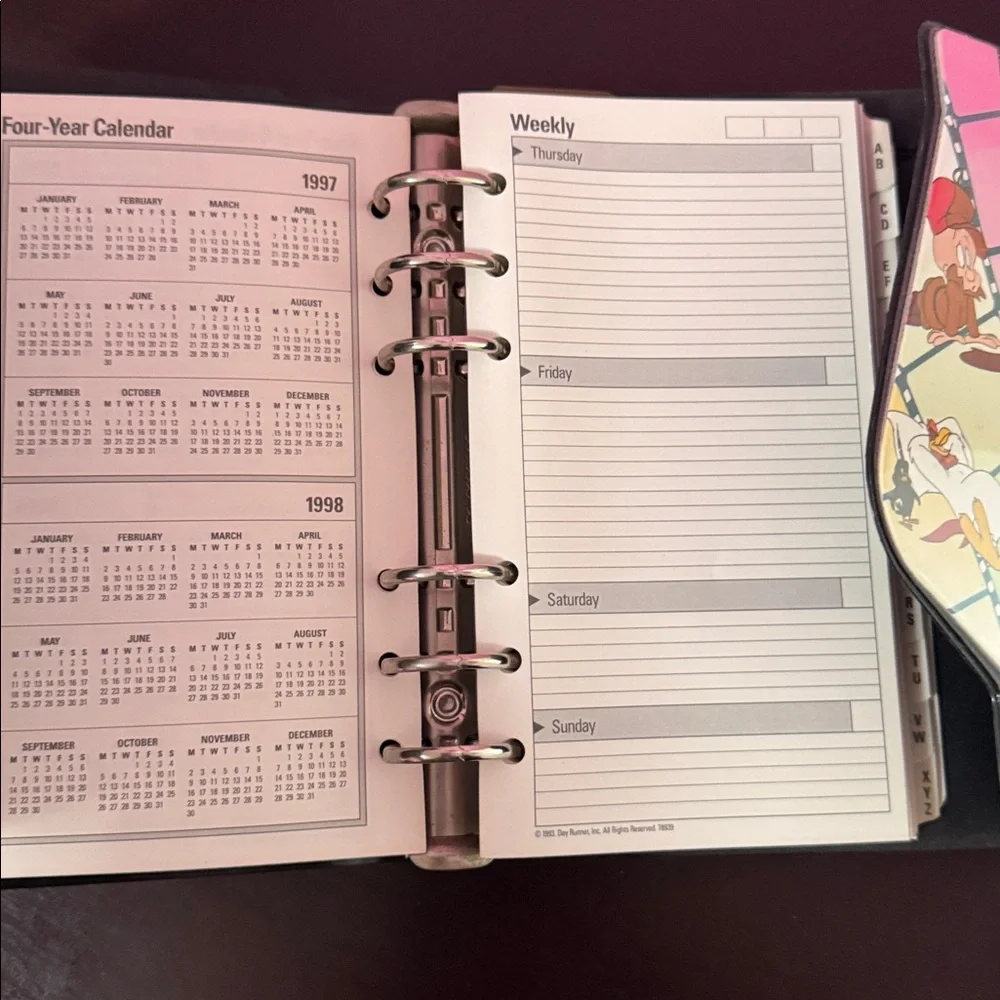 Vintage Looney Toones Planner